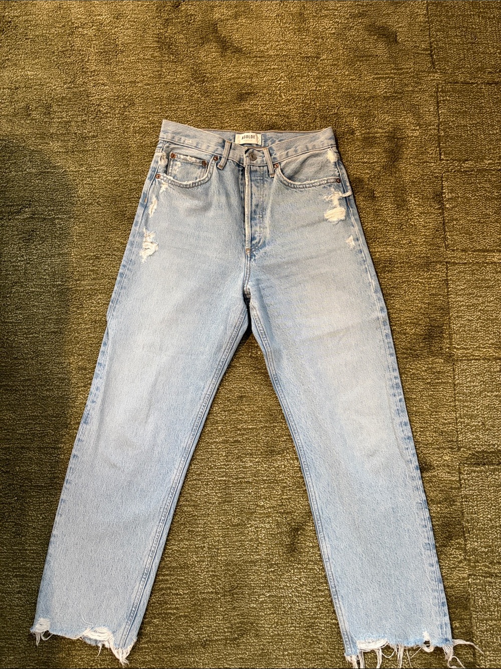 AGOLDE High Rise Straight Leg - Size 24